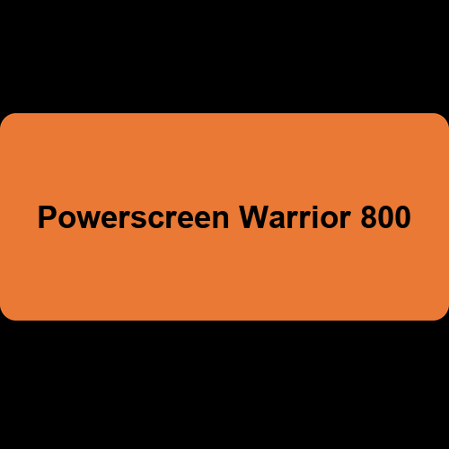 Powerscreen Warrior 800